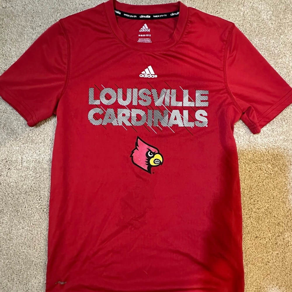 Louisville Cardinals Adidas Climalite Performance Tee